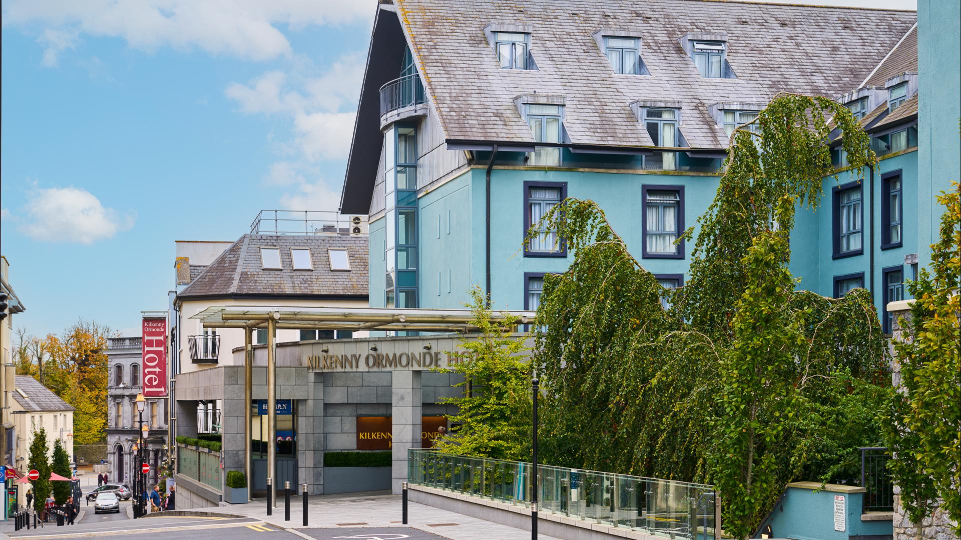 Kilkenny city riverside near The Ormonde Hotel